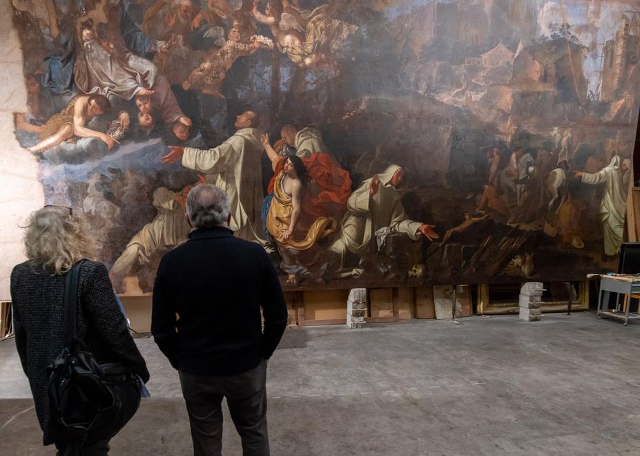La maxitela restaurata torna a Ferrara: «È un momento storico»