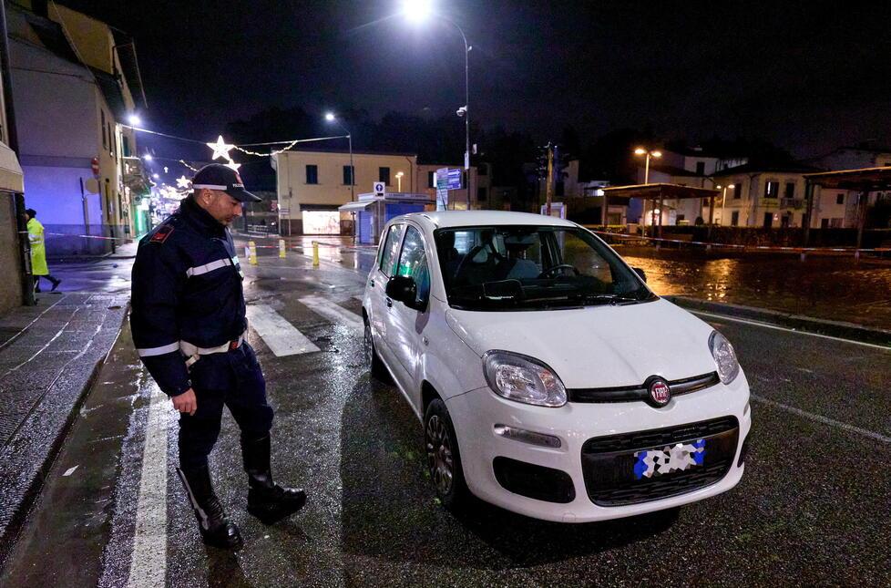 La Fiat Panda che ha travolto e ucciso una dodicenne venerdì pomeriggio a Poggio a Caiano