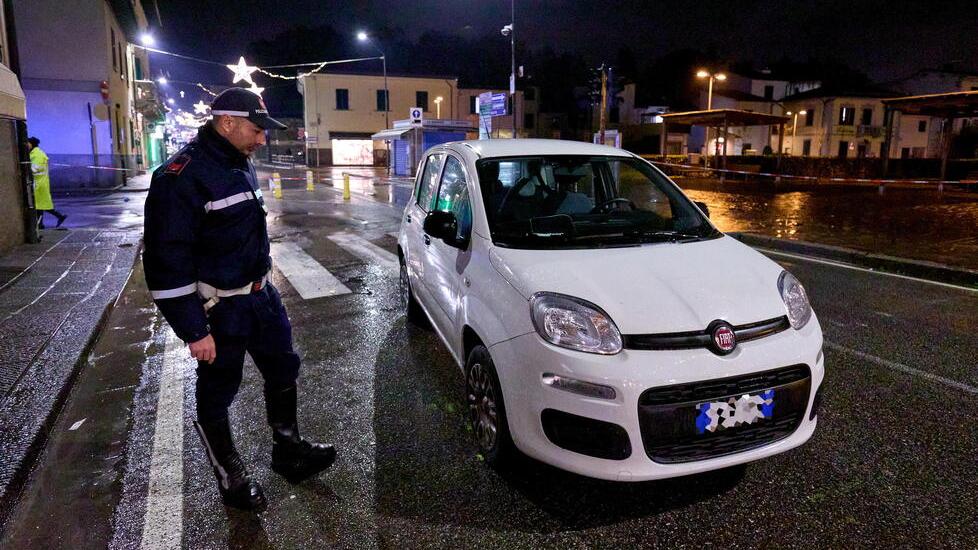 La Fiat Panda che ha travolto e ucciso una dodicenne venerdì pomeriggio a Poggio a Caiano