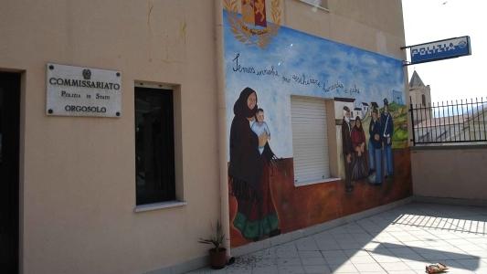 Il commissariato di polizia di Orgosolo