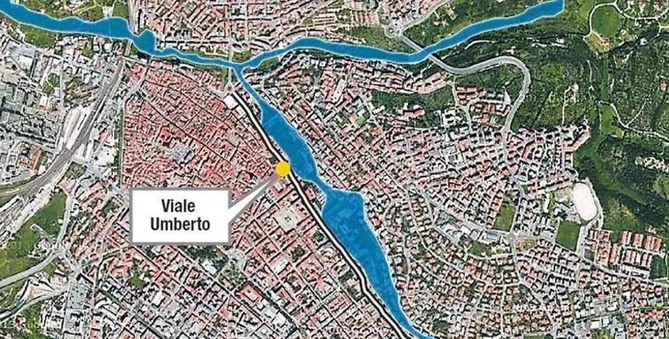 Sassari, un maxi canale largo sei metri per salvare il Fosso della Noce 