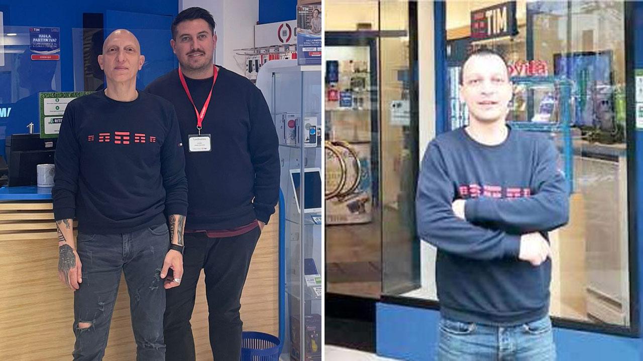 Fulvio e Luca del negozio di Pisanova e Dario del negozio via Battelli