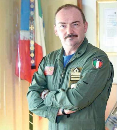 
	Il Colonnello Giuseppe Addesa, al comando della 46&ordf; Brigata Aerea


