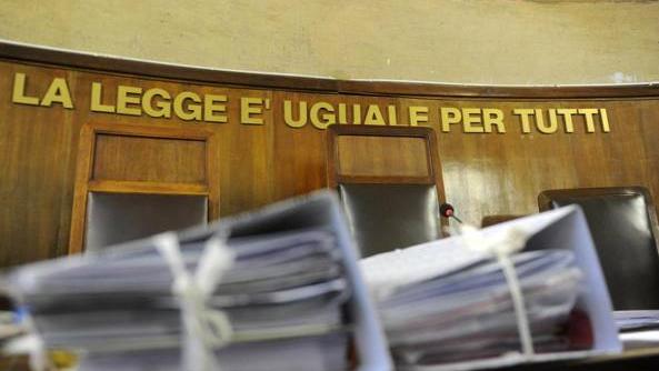 Aula di tribunale (foto d'archivio)