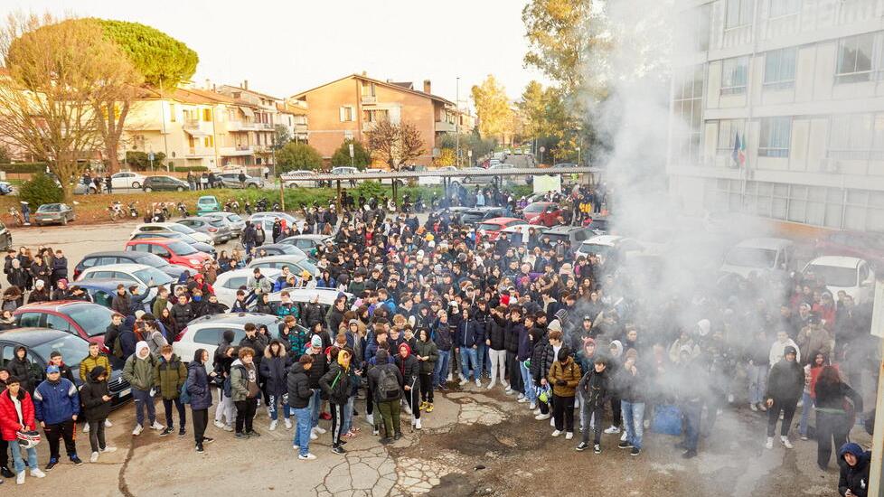 Un momento della protesta (foto Autodivino)