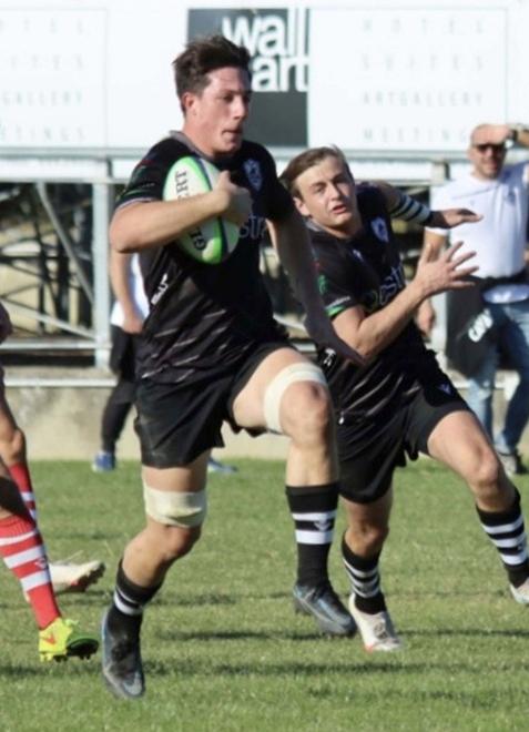Matteo Morelli in azione con la maglia dei Cavalieri Union Prato Sesto