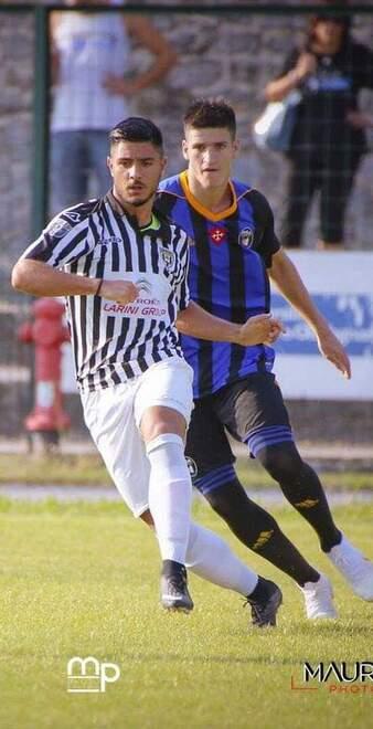 Samuele Chicchiarelli in azione
