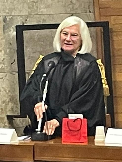 Tribunale, il pensione la presidente Civinini