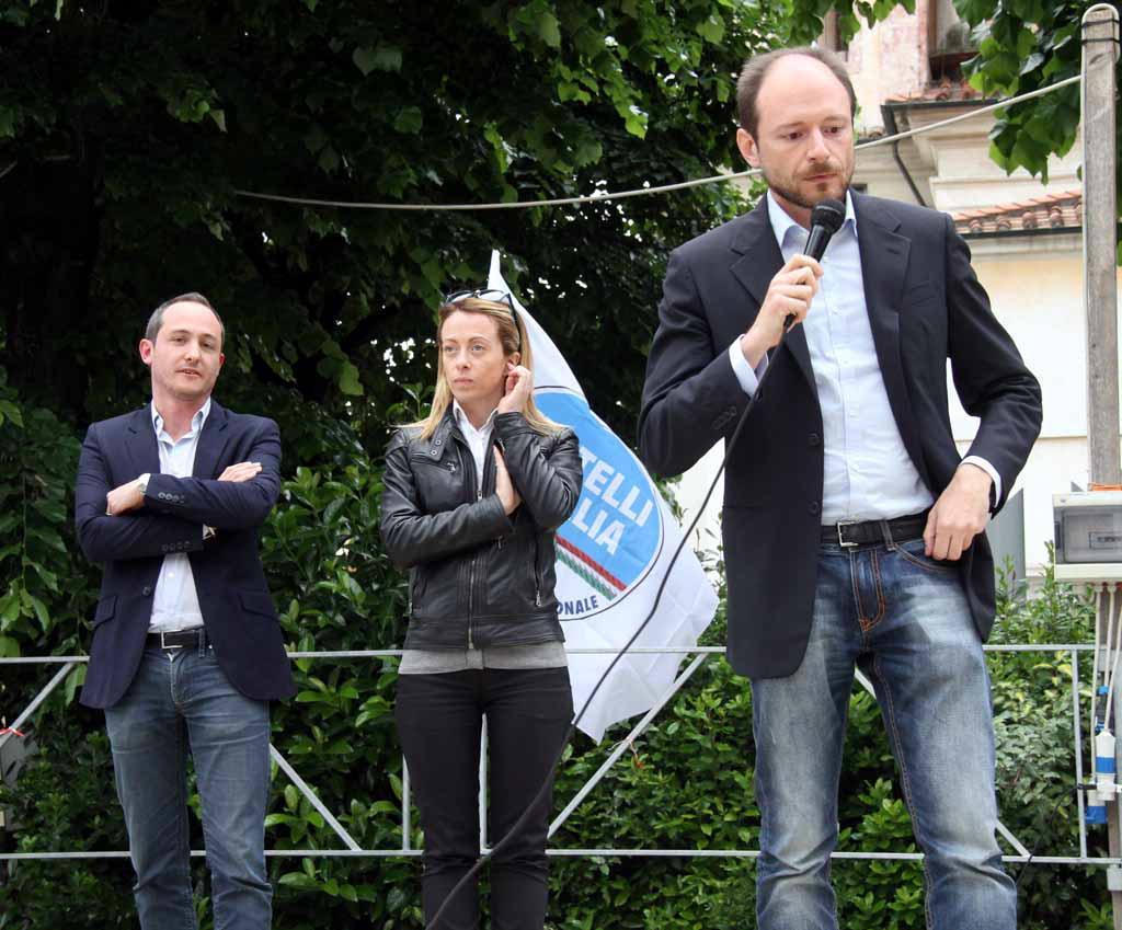 Aggressione a Guidi e Amorese a una cena di Fratelli d’Italia