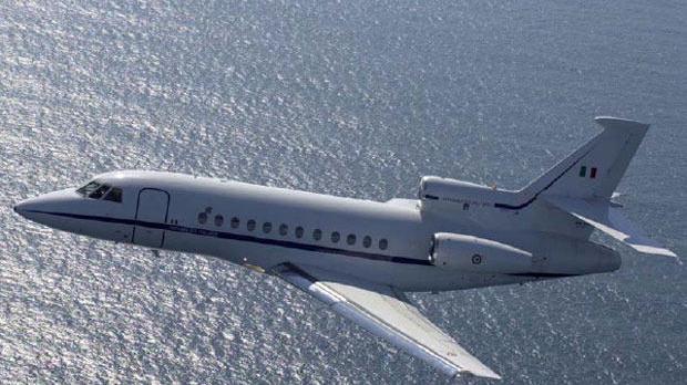 Un Falcon dell'aeronautica militare