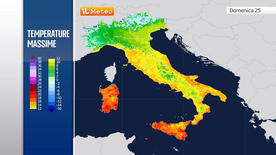 A Natale caldo record, anche 10 gradi sopra la media