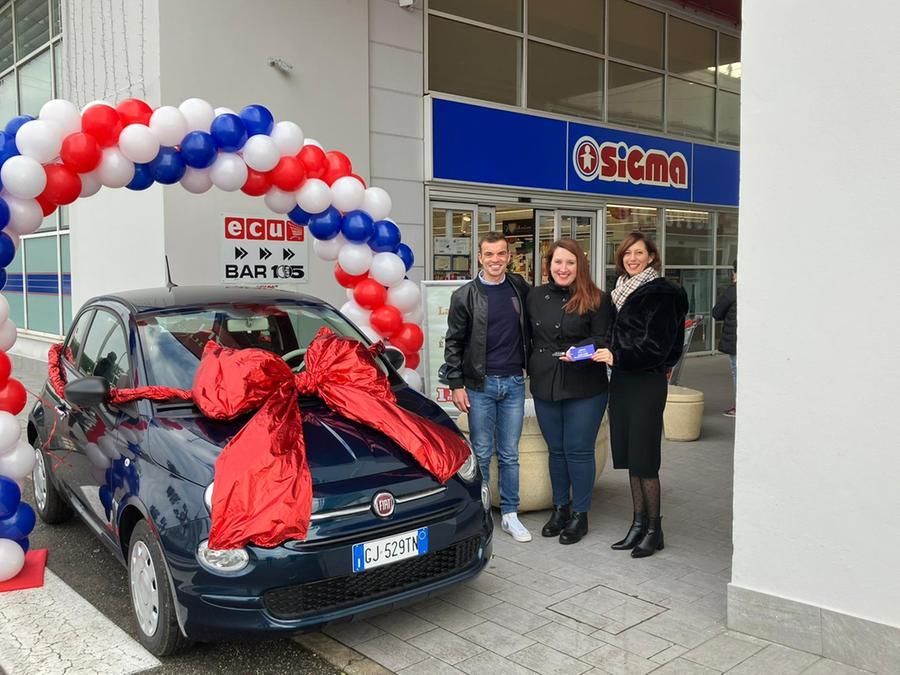 Bomporto. Samanta va al supermarket e vince una  Fiat 500 nuova di zecca