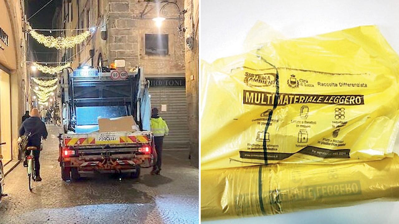 Lucca, la truffa dei sacchetti gialli