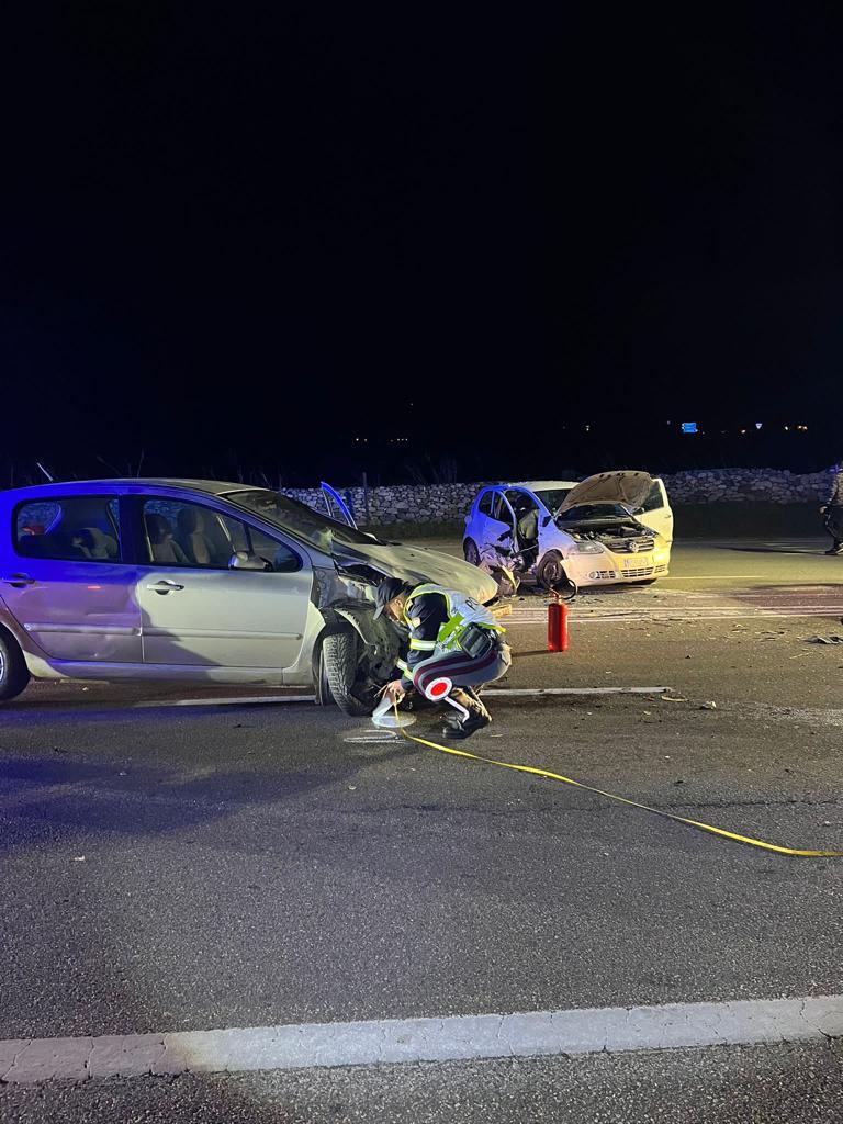 
	Una delle auto coinvolte nell'incidente

