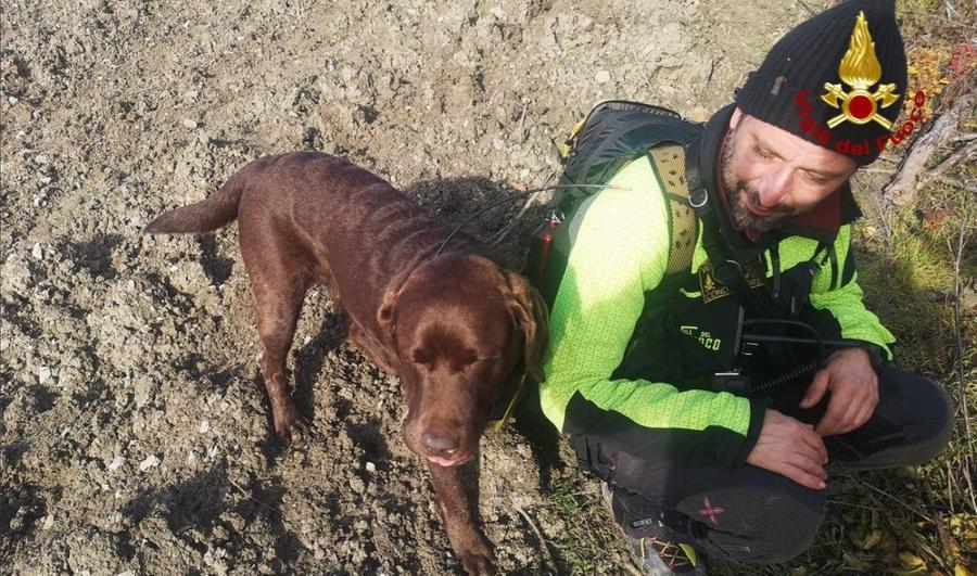 Pavullo. Anziano scomparso in Appennino la vigilia di Natale ritrovato vivo dai cani dell’unità cinofila dei vigili del fuoco