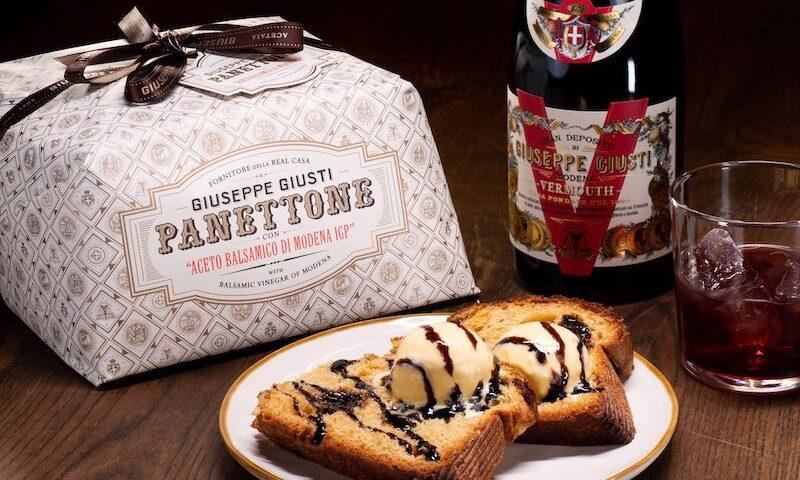 Natale, il panettone con Aceto balsamico di Modena Igp dell’antica acetaia Giusti 