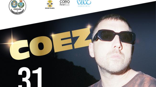 Comunicato Stampa: CAPODANNO IN PIAZZA CON COEZ A CORIGLIANO-ROSSANO
