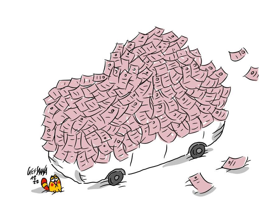 La vignetta di Gef: multe riscosse dai comuni, Sardegna terz’ultima in Italia