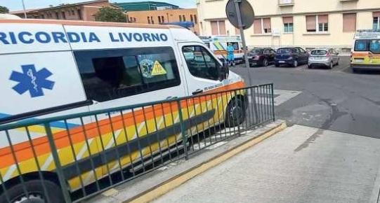 Un mezzo della Misericordia di via Verdi in una foto d’archivio