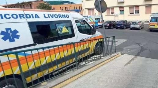 Un mezzo della Misericordia di via Verdi in una foto d’archivio