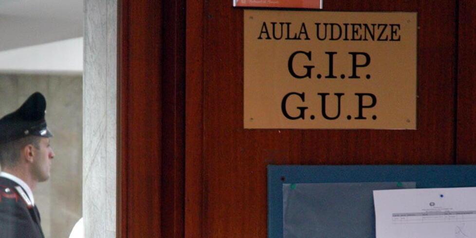 L’aula gip-gup del Tribunale