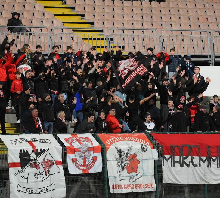 La tifoseria sugli spalti