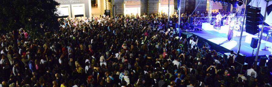 
	Attese migliaia di persone in piazza Martiri della Libert&agrave; dove si esibiranno Baby K e Cristina D'Avena&nbsp;

