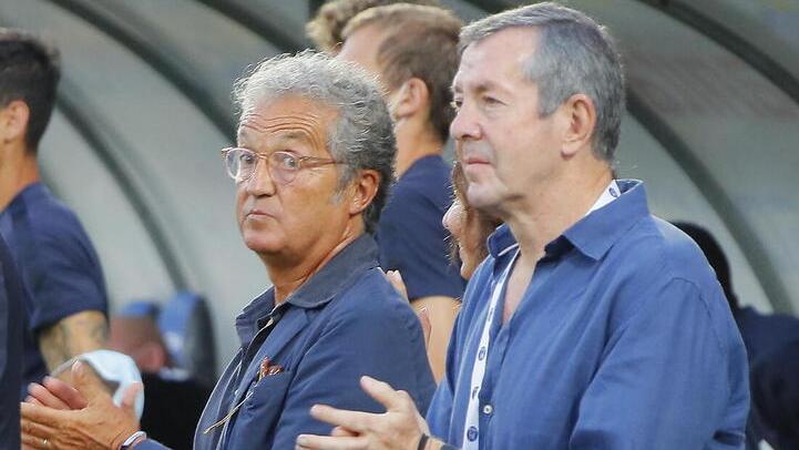 Giuseppe Corrado e il patron Alexander Knaster
