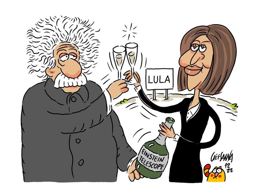 La vignetta di Gef – Einstein Telescop, la ministra punta su Lula: «Sosteniamo la sua candidatura»