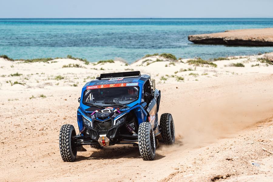 Dakar, Paolo Ceci al traguardo del prologo