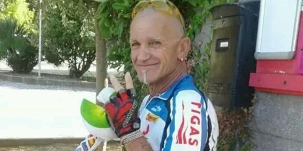 Francesco Romano, chef di 59 anni appassionato di bicicletta