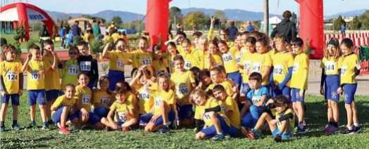 
	Il gruppo dei piccoli giallobl&ugrave; dell&rsquo;Atletica Prato

