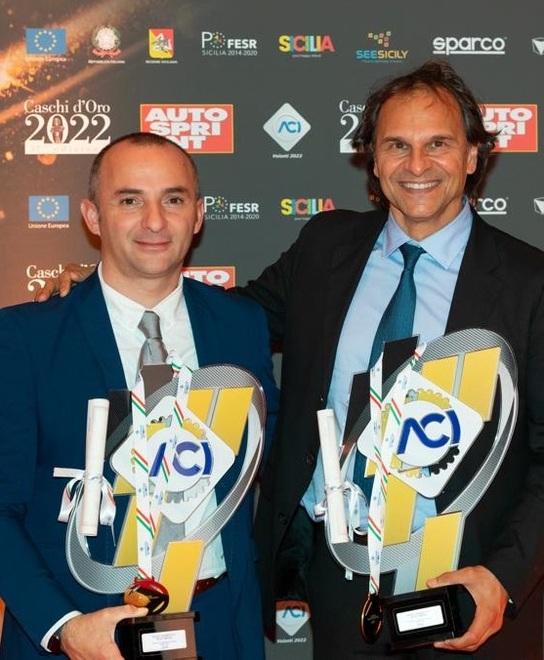Rudy Briani e Paolo Andreucci premiati col Volante Aci