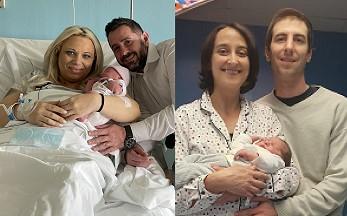 
	A sinistra Matilde&nbsp; a destra Matteo con&nbsp;i rispettivi genitori


