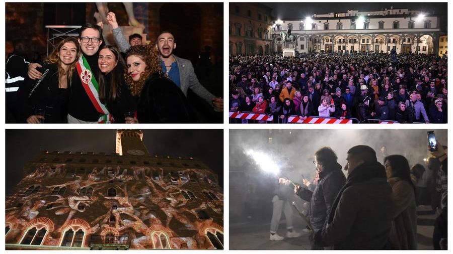 Capodanno a Firenze, in migliaia nelle piazze. Nardella: “Che gioia rivederle di nuovo piene”