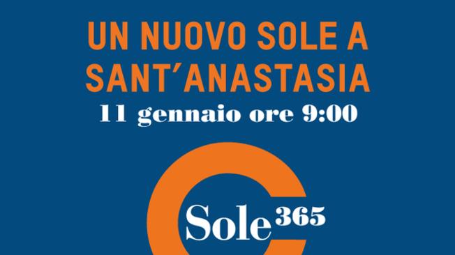 Comunicato Stampa: Un nuovo Sole a Sant'Anastasia
