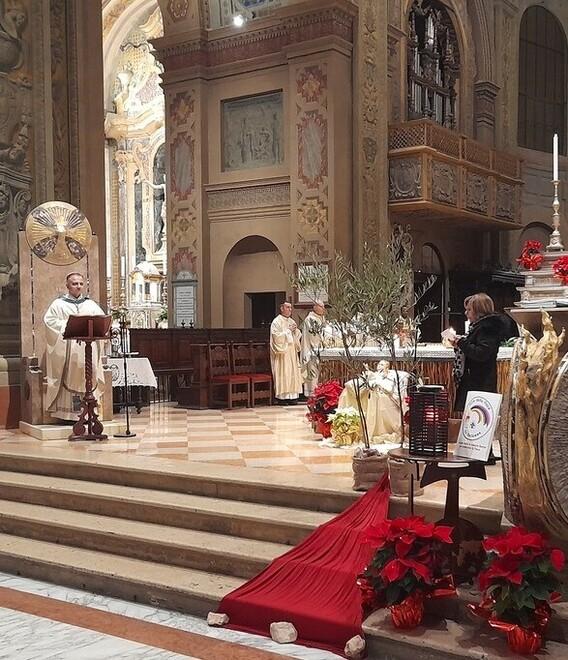 Carpi. La messa per la 56ª Giornata della pace nel ricordo del papa emerito Benedetto 