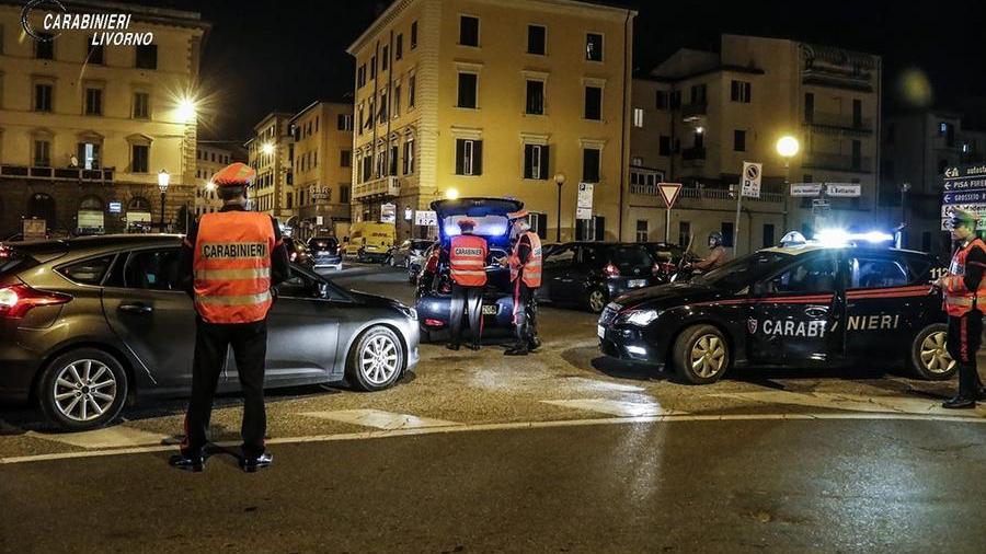 Un posto di controllo dei carabinieri (foto d'archivio)