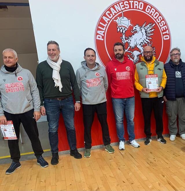 I dirigenti della Pallacanestro Grosseto