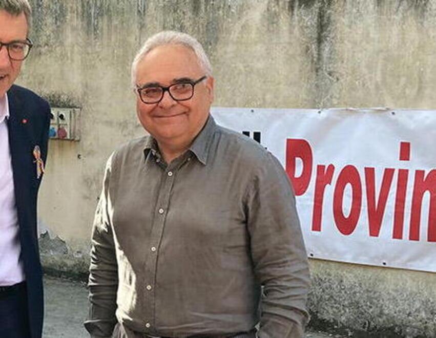 Il sindaco di Rosignano Daniele Donati