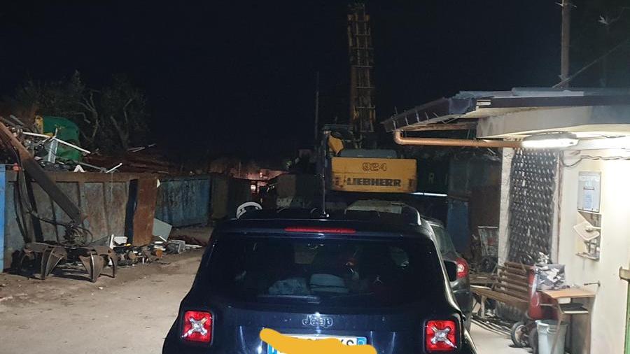 Il cantiere dove è avvenuto il tragico incidente (foto ivan nuvoli)