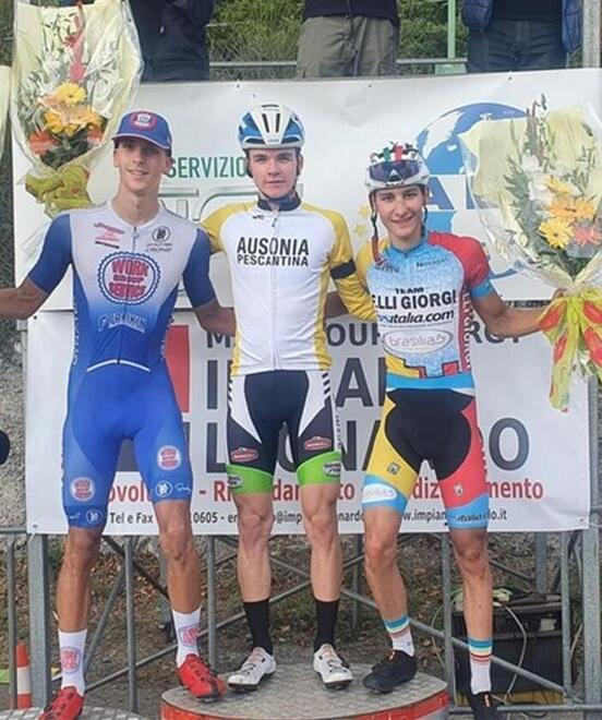 Il podio della scorsa edizione del Trofeo 29 Martiri organizzato dalla Polisportiva 29 Martiri di Montemurlo