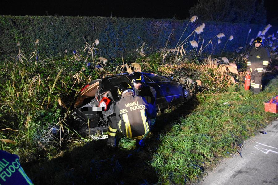 
	L'incidente sull'Aurelia (foto Agenzia BF)

