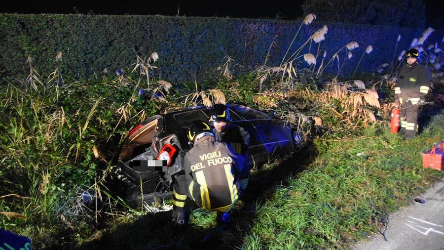 L'incidente sull'Aurelia (foto Agenzia BF)