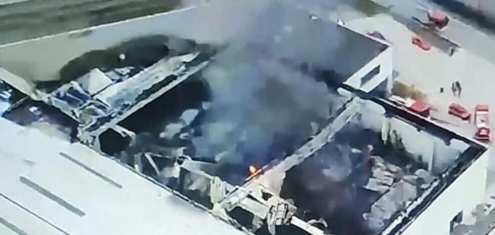 Rio Saliceto. Il fuoco devasta l’impianto Cermag di proprietà della famiglia GoldonI di Carpi