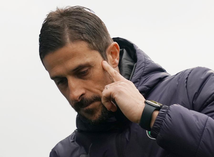 Sassuolo-Sampdoria Mister Dionisi: «Superficiali e senza attributi per 45’ Non cerchiamo alibi» 