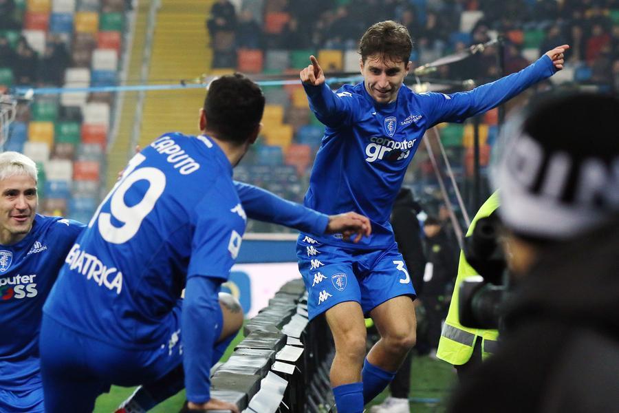 Caputo è tornato, l’Empoli va: buon pari a Udine
