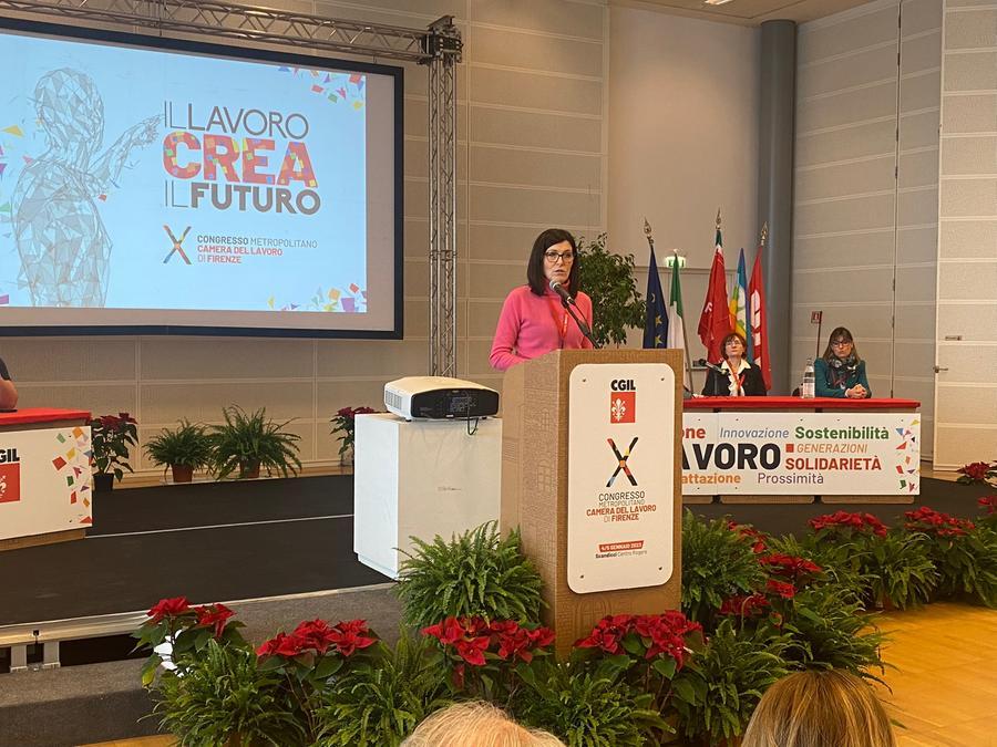 
	Paola Galgani, segretaria confederale della Cgil Firenze

