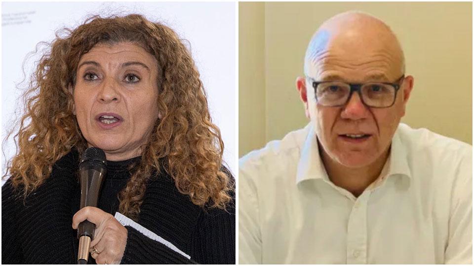 La sindaca Simona De Caro e il coordinatore dei medici di famiglia di Monsummano Massimo Cecchi