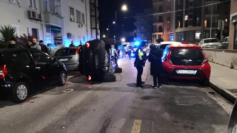 L'incidente di via Aosta (foto massimo locci)